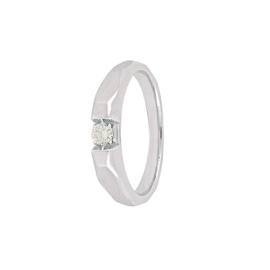 Classy Platinum and White Gold Band - 950Pt Platinum - GEMHUB & CO.