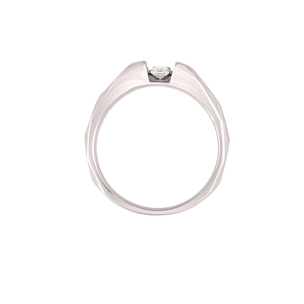 Classy Platinum and White Gold Band - Image 3 - GEMHUB & CO.