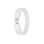 Sophisticated Platinum and Diamond Men's Band