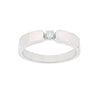 Sophisticated Platinum and Diamond Men's Band - Image 2 - GEMHUB & CO.