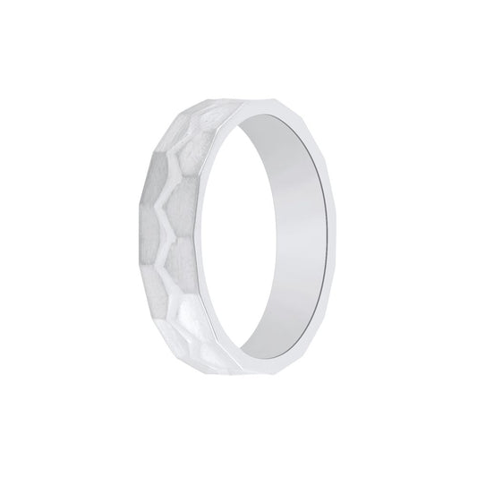 Polished Platinum Ring For Men - 950Pt Platinum - GEMHUB & CO.