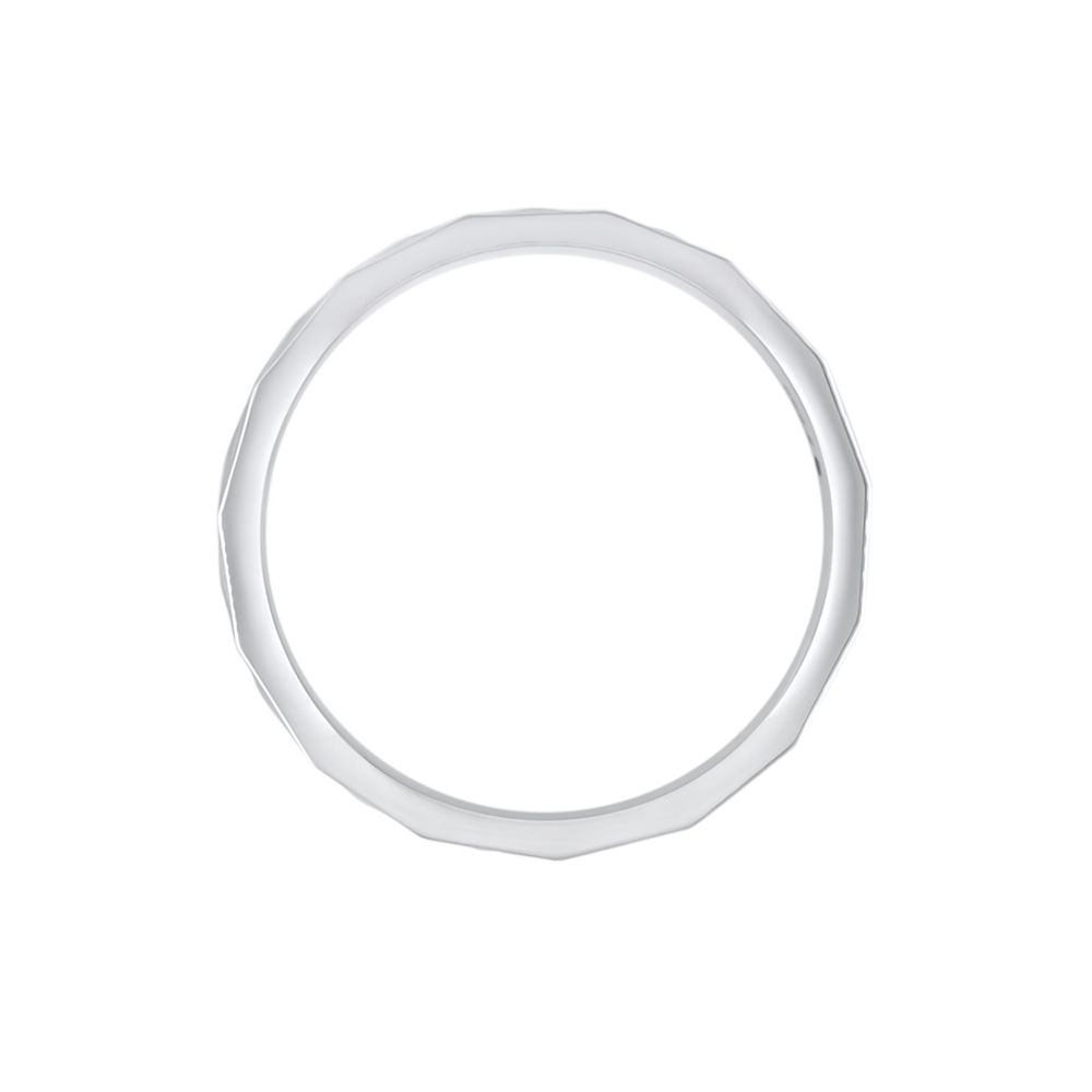 Polished Platinum Ring For Men - Image 3 - GEMHUB & CO.