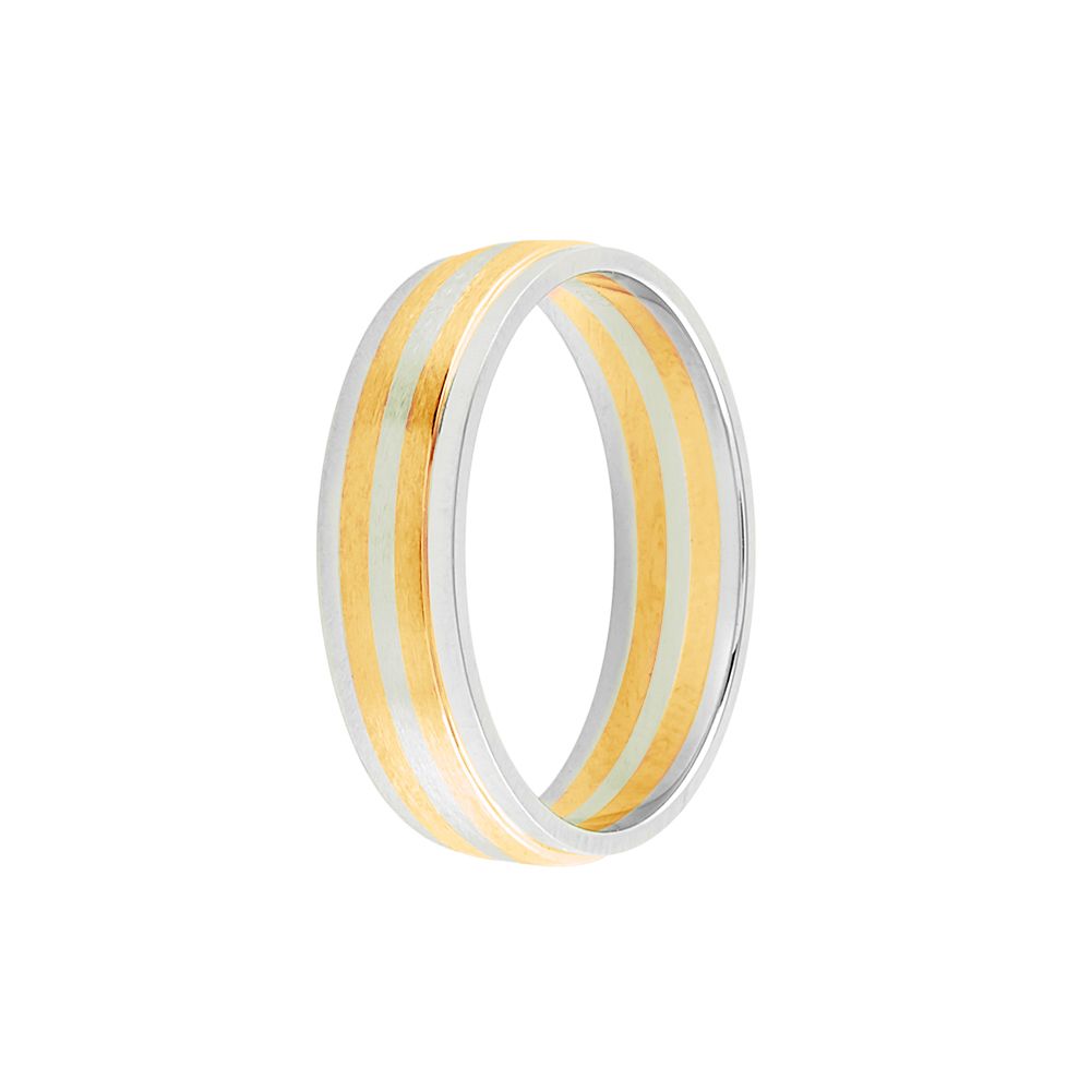 Lavish Dual Metal Platinum Ring - 950Pt Platinum - GEMHUB & CO.