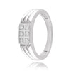 Beautiful Platinum Diamond Ring - 950Pt Platinum - GEMHUB & CO.
