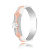 Romance Locked Diamond Ring - 950Pt Platinum - GEMHUB & CO.