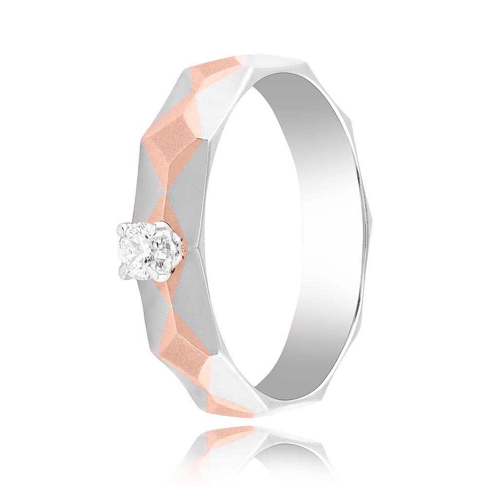 Romance Locked Diamond Ring - 950Pt Platinum - GEMHUB & CO.