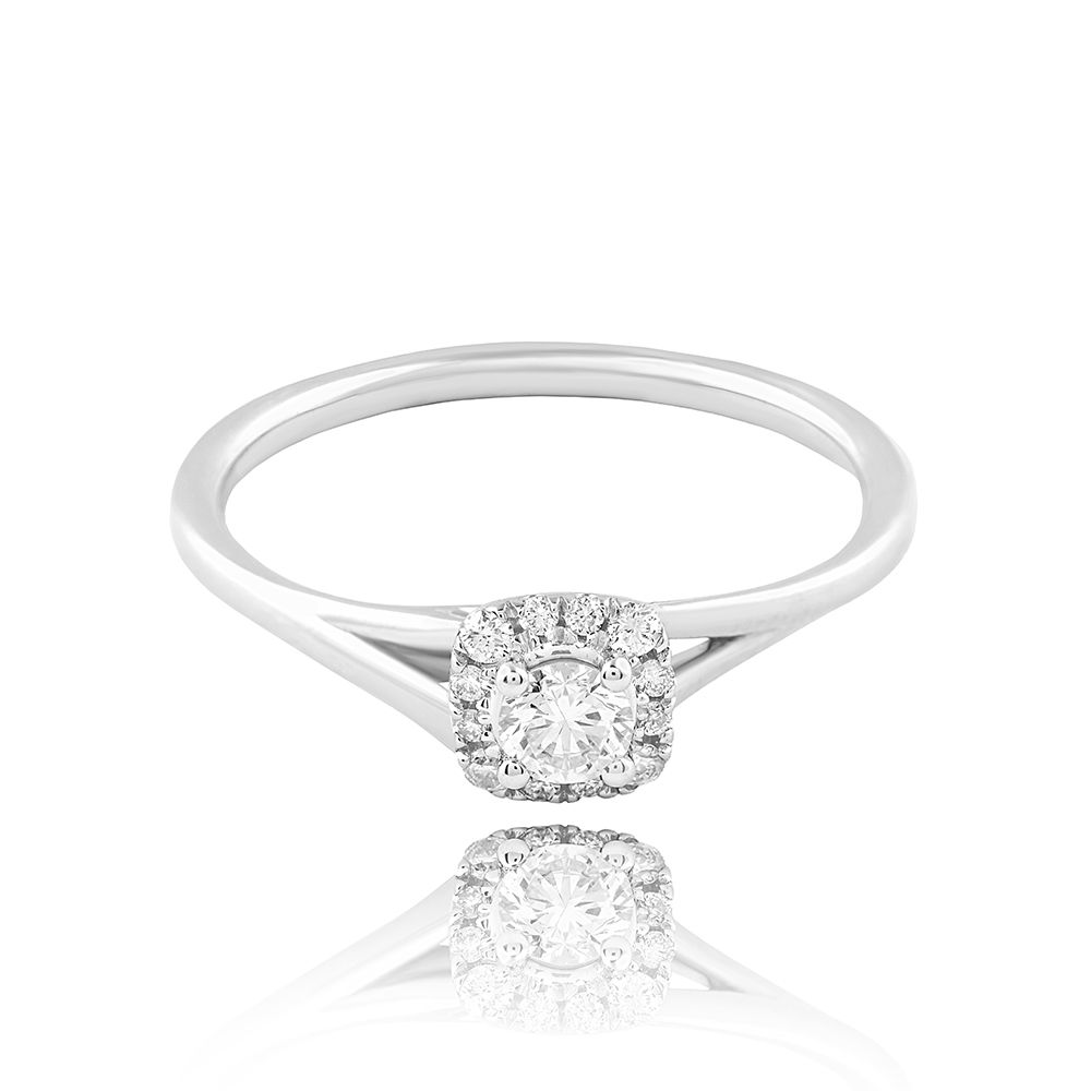 Radiant Halo Diamond Ring - Image 3 - GEMHUB & CO.