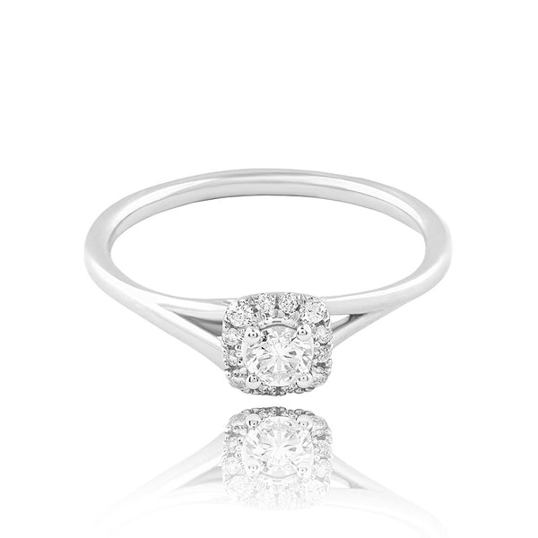Radiant Halo Diamond Ring - Image 3 - GEMHUB & CO.