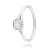 Radiant Halo Diamond Ring - 950Pt Platinum - GEMHUB & CO.