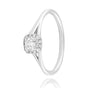 Radiant Halo Diamond Ring