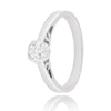 Diamond Floral Cluster Ring - 950Pt Platinum - GEMHUB & CO.