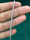 Certified 3.25Ct Lab-Grown/CVD Diamond Tennis Bracelet Women's 18k White Gold - Image 3 - GEMHUB & CO.