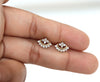 Fancy Women's proposal Gift Stud Natural Diamond Earrings 14k Gold GH SI Round - Image 8 - GEMHUB & CO.