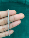 Certified 3.25Ct Lab-Grown/CVD Diamond Tennis Bracelet Women's 18k White Gold - Image 4 - GEMHUB & CO.