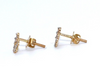 Fancy Women's proposal Gift Stud Natural Diamond Earrings 14k Gold GH SI Round - Image 2 - GEMHUB & CO.