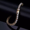 Genuine Lab-Grown/CVD Diamond Tennis Wedding Bracelet 18k Rose Gold 3.25 mm - Image 6 - GEMHUB & CO.