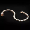 Genuine Lab-Grown/CVD Diamond Tennis Wedding Bracelet 18k Rose Gold 3.25 mm - Image 3 - GEMHUB & CO.