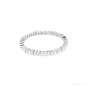 Natural Certified Round Cut Diamond Tennis Bracelet 14k White Gold 6.20Ct GH/SI
