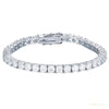 9.30Ct Round Cut Sparkling Natural Diamond Tennis Bracelet 14k Yellow Gold – white background main image