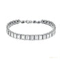 Natural 5.00CT Round Cut Ruby & Diamond Tennis Bracelet 14k Yellow Gold GH/SI