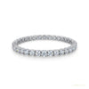 Round 5.75Ct GH/VS Certified Natural Diamond Women's Tennis Bracelet 14k Gold – white background main image