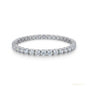 Round 5.75Ct GH/VS Certified Natural Diamond Women's Tennis Bracelet 14k Gold
