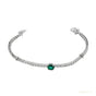 Bezel 3Ct Round Certified Lab Grown/CVD Diamond Tennis Bracelet 14k Yellow Gold