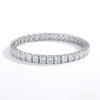 Special 5CT Round Cut Natural Diamond Tennis Bracelet Gift 14k Yellow Gold – white background main image