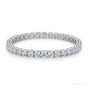 6.20Ct Round Cut GH/VS Natural Diamond Tennis Bracelet Engagement Gift 14k Gold