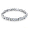 Attractive Round Cut Natural Red Ruby Tennis Bracelet For Women 14k Yellow Gold – white background main image