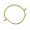 UGL Certified Natural Green Emerald Round Tennis Bracelet Daily Wear 14k Gold – white background main image