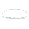Fancy Charm Marquise Cut Natural Diamond Wedding Chain Tennis Bracelet 14k Gold – white background main image