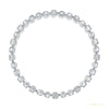 IGI Natural 4.00Ct Diamond 3-Prongs Set Martini Style Tennis Bracelet 14Kt Gold – white background main image