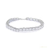 Luxury Bridal Tennis Bracelet Wedding Gift 14K White Gold Round Natural Diamond – white background main image