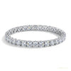 Certified 4.95Ct Round Natural Diamond Exquisite Tennis Bracelet 14k Gold GH/VS – white background main image