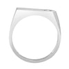 Stylish Solitaire Platinum Ring For Men - Image 3 - GEMHUB & CO.