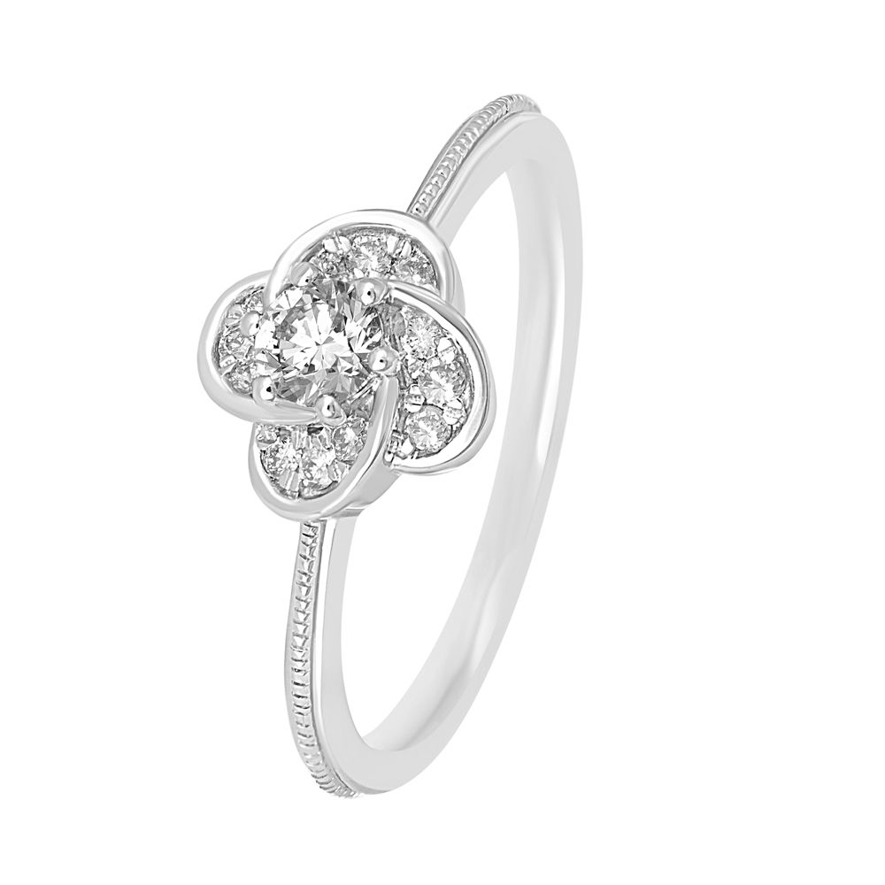 Heavenly Glow Platinum Ring - 950Pt Platinum - GEMHUB & CO.