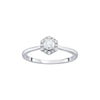Subtle Diamond and Platinum Finger Ring - Image 2 - GEMHUB & CO.