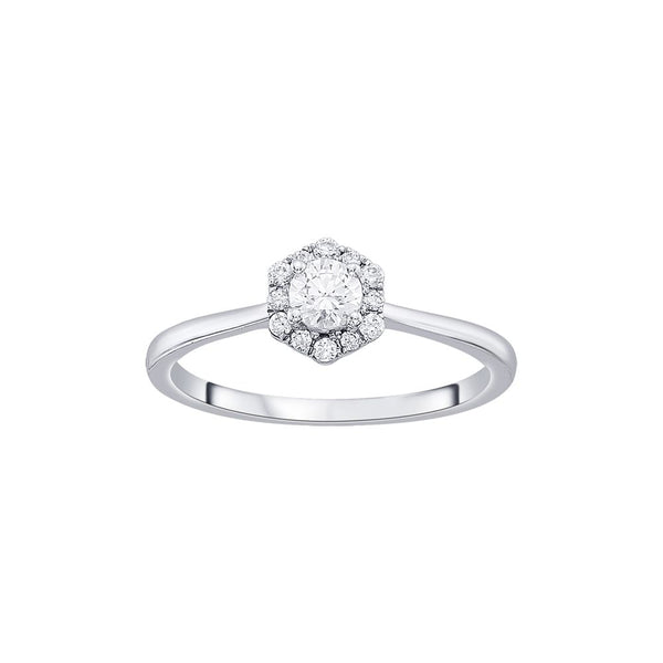 Subtle Diamond and Platinum Finger Ring - Image 2 - GEMHUB & CO.