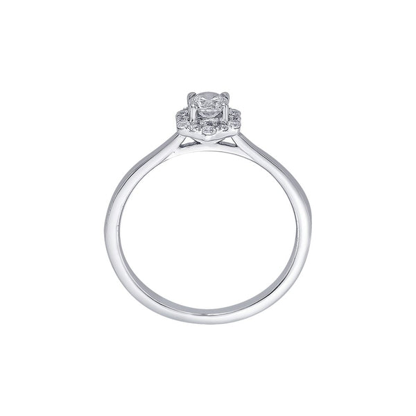 Subtle Diamond and Platinum Finger Ring - Image 3 - GEMHUB & CO.