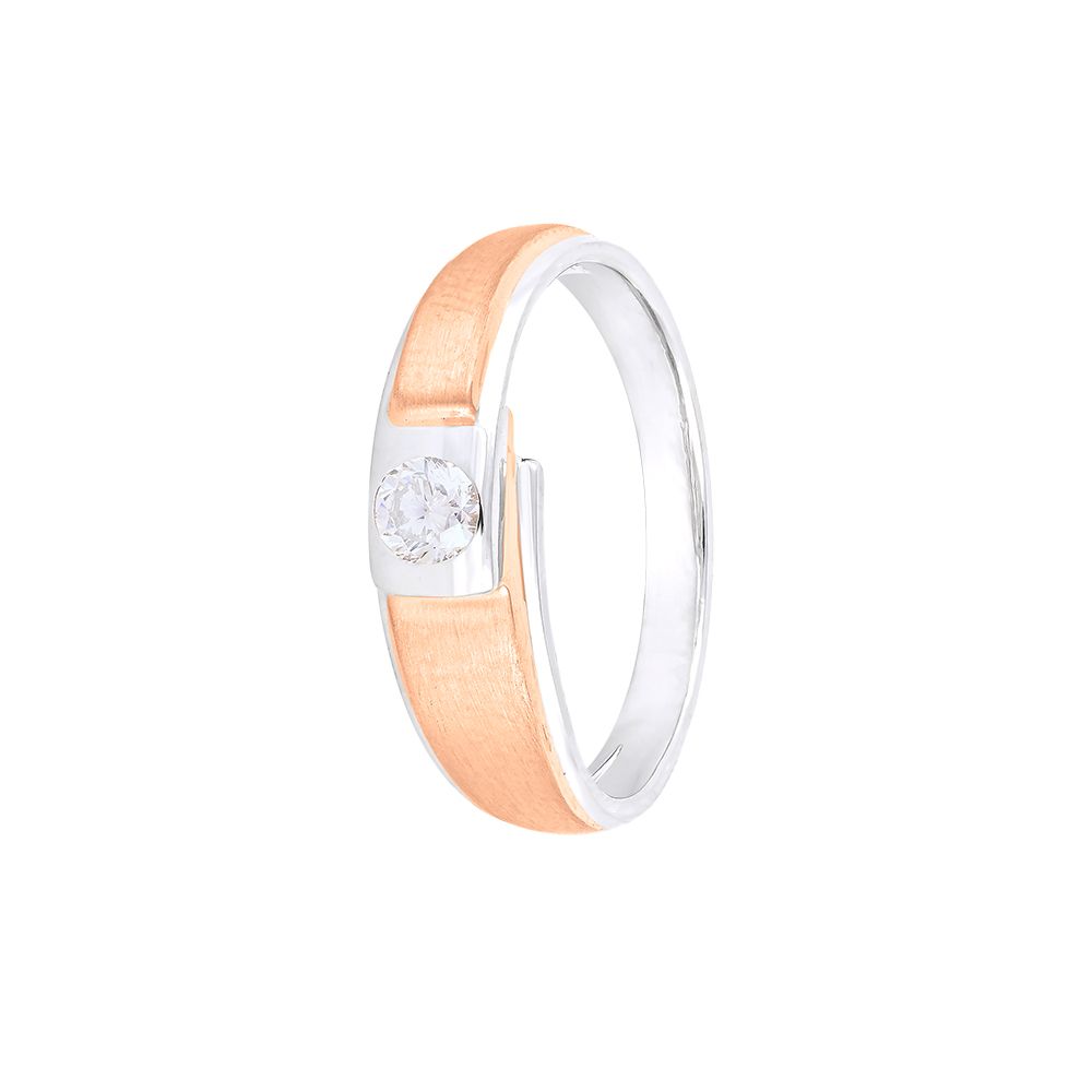 Eclectic Dual Toned Diamond Band - 950Pt Platinum - GEMHUB & CO.