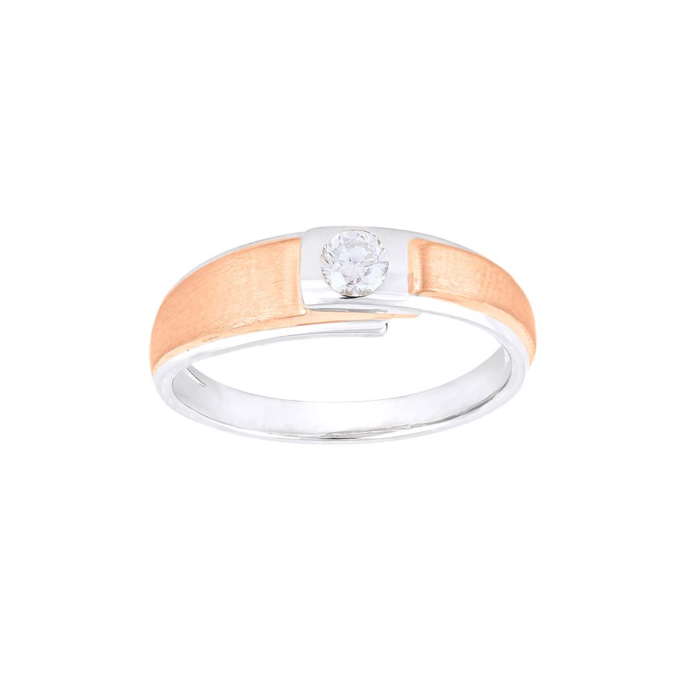 Eclectic Dual Toned Diamond Band - Image 2 - GEMHUB & CO.