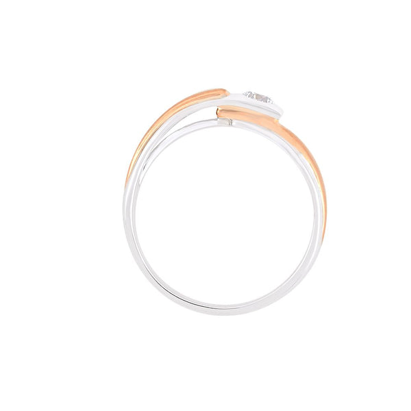 Eclectic Dual Toned Diamond Band - Image 3 - GEMHUB & CO.