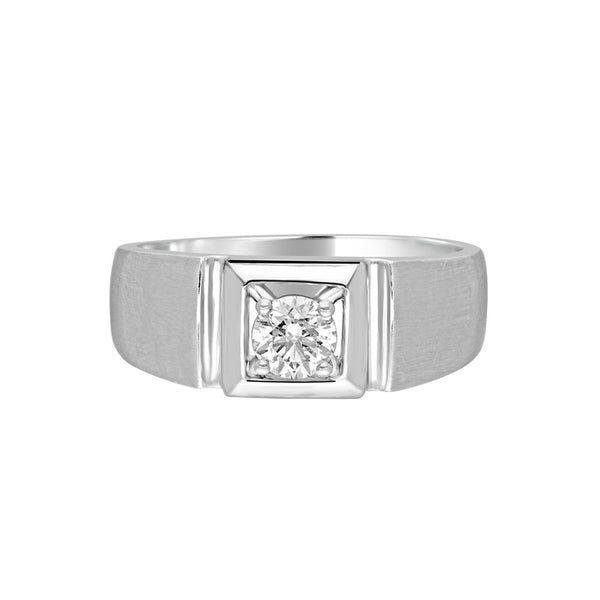 Luxurious Men's Solitaire Finger Ring - Image 2 - GEMHUB & CO.