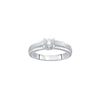 Glossy Platinum Solitaire Diamond Ring - Image 2 - GEMHUB & CO.