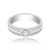 Sleek Platinum Diamond Ring - Image 2 - GEMHUB & CO.