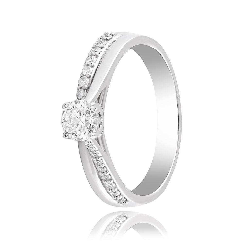 Elegance Radiant Diamond Ring - 950Pt Platinum - GEMHUB & CO.