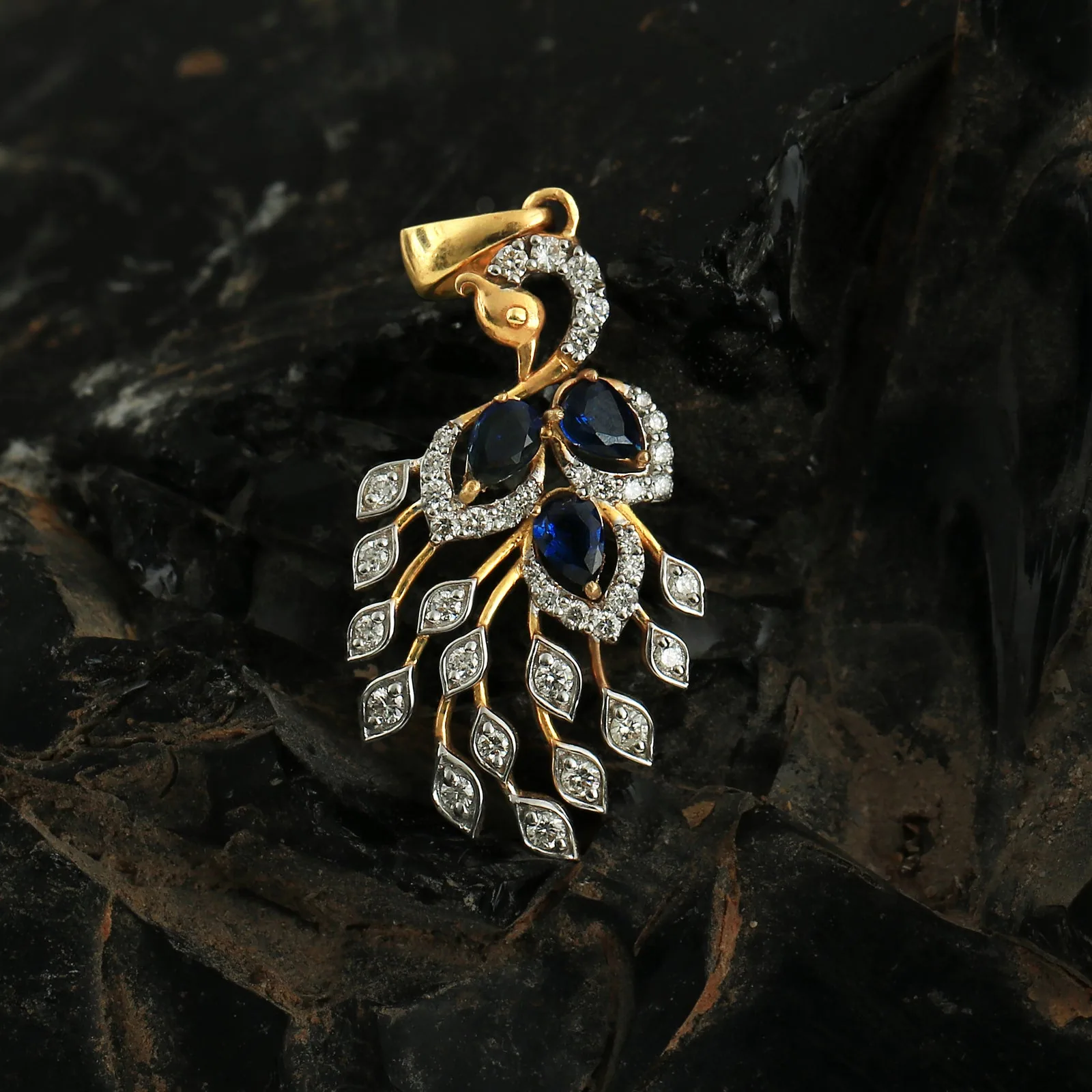 Engagement Gift Pendant 18K Gold Vermeil 0.38 Ct IGI Certified Natural Diamond - view 7