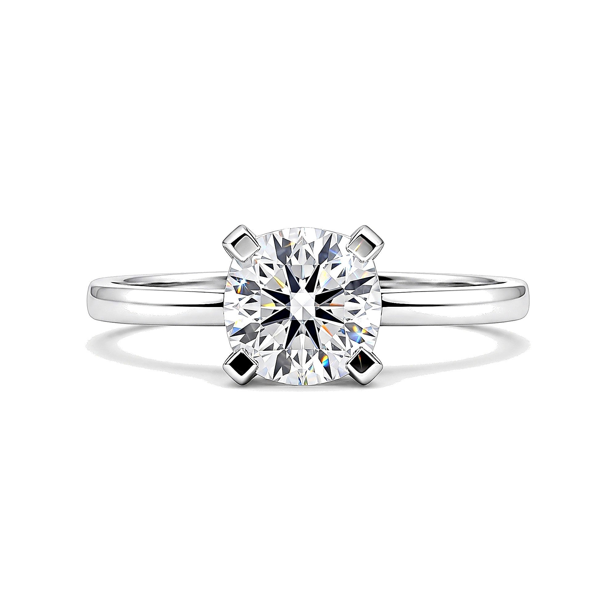 2.60 Ct Cushion Cut Moissanite Ring — VS1 Clarity in 18K Gold Vermeil (925 Silver)