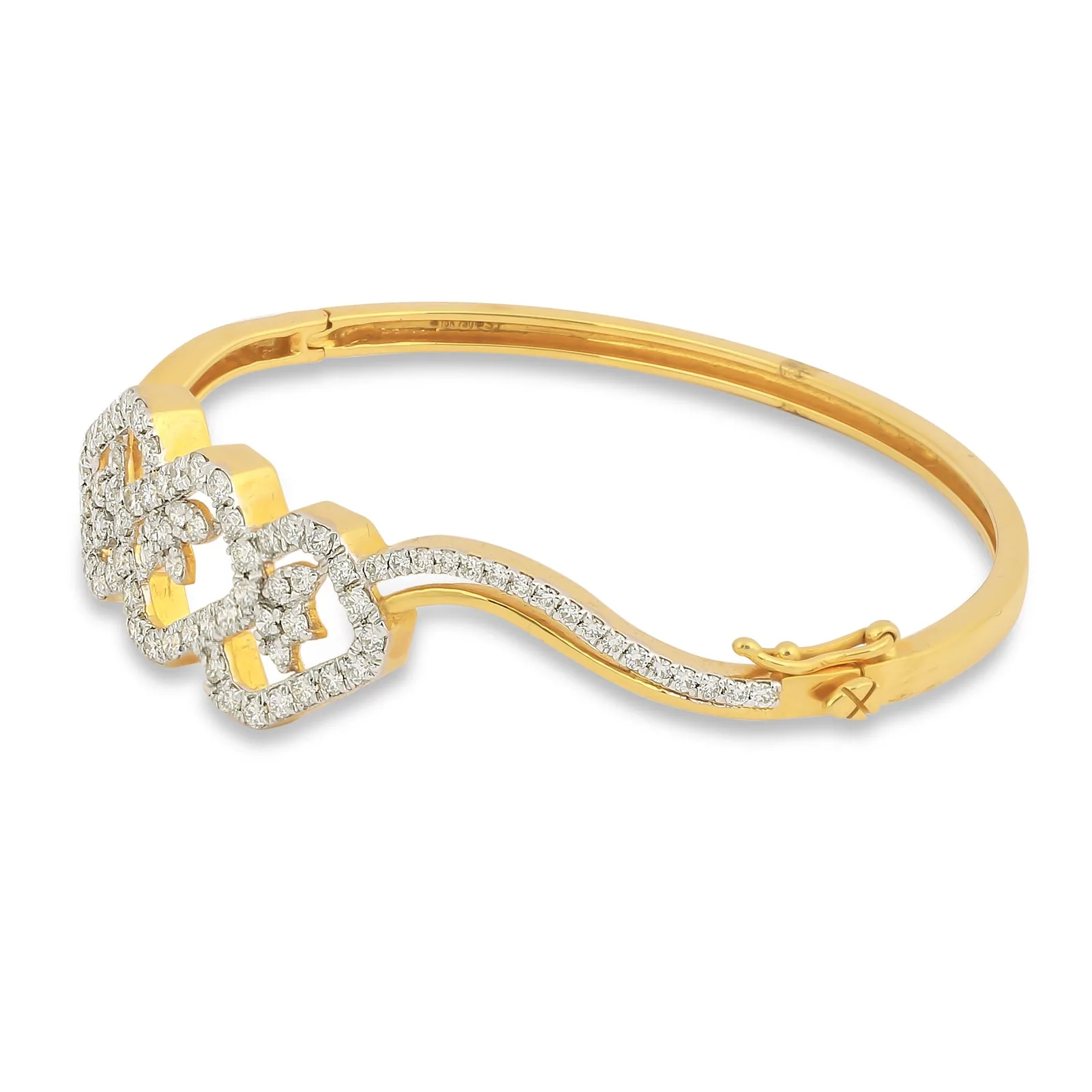 1.82ct Natural Diamond Tennis Bracelet - view 4